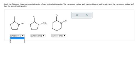 Answered Rank The Following Three Compounds In Bartleby