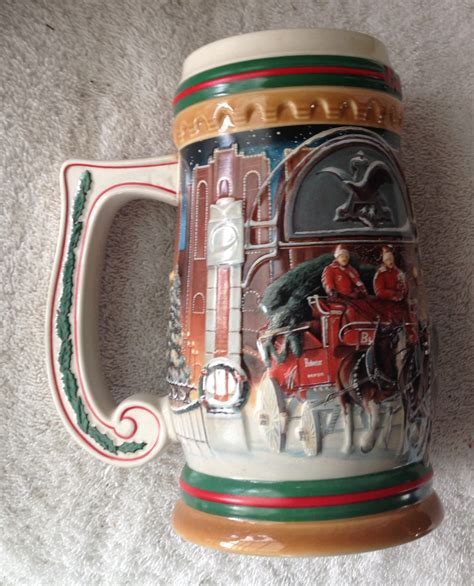 Budweiser Holiday Stein Home For The Holidays Anheuser Busch