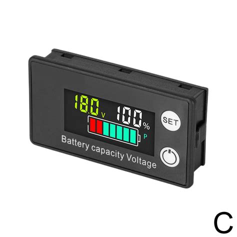 Battery Capacity Indicator Dc V V Lead Acid Lithium Car Voltmeter