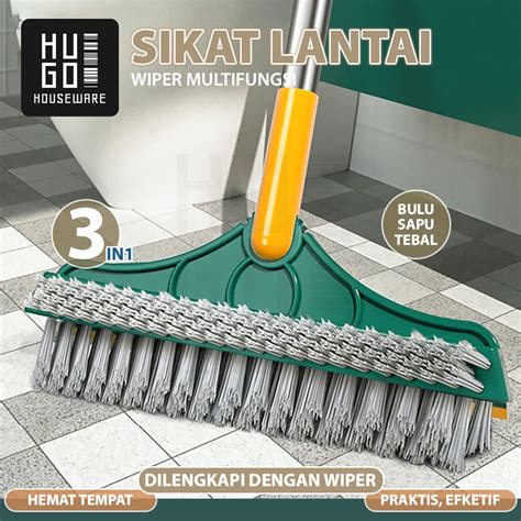 Jual Hugo Sikat Lantai Kamar Mandi Toilet 3 In 1 Sikat Pembersih Wc