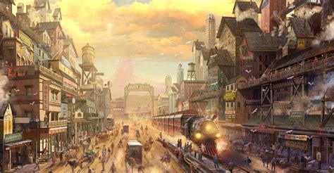 Artstation Challenge Wild West Environment Design Aleksei Liakh Artofit