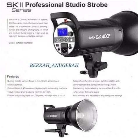 Jual GODOX SK 400 SK400 SK 400 STUDIO FLASH KIT Di Seller Cahaya