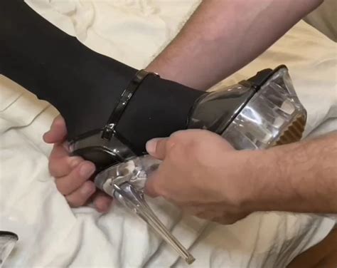 Cum On Transparent High Heel Sandals Nude Pics XHamster