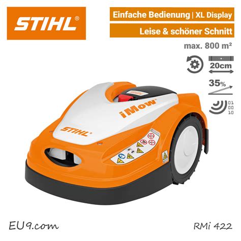 NEU 2020 STIHL RMi 422 IMow Rasenroboter Bei EU9 Robotics Kaufen