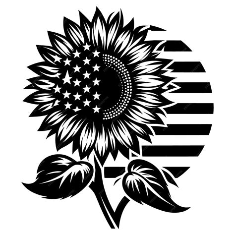 Premium Vector Sunflower Svg Sunflower Cricut Sunflower Clipart