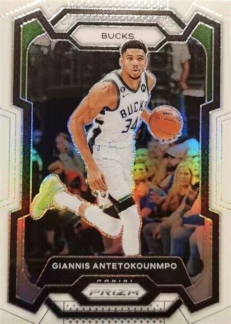 Giannis Antetokounmpo 2023 Prizm 103 White 175 Price Guide Sports