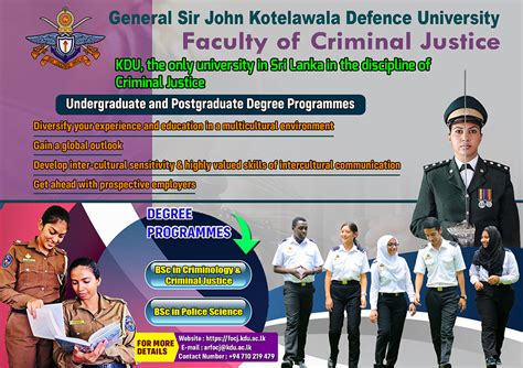 Faculty Of Criminal Justice General Sir John Kotelawala Defence