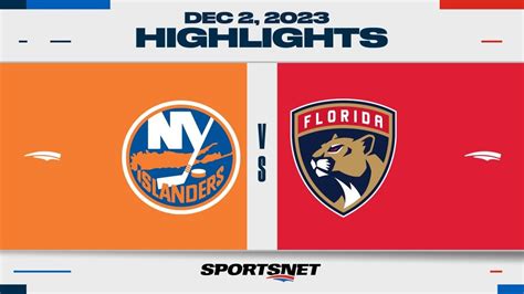 NHL Highlights Islanders Vs Panthers December 2 2023 YouTube