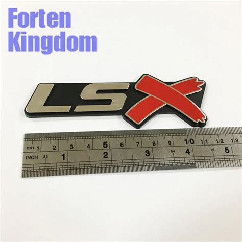 Forten Kingdom 10 Piece Car Word Lsx Abs Fender Custom 3d Letter Badge