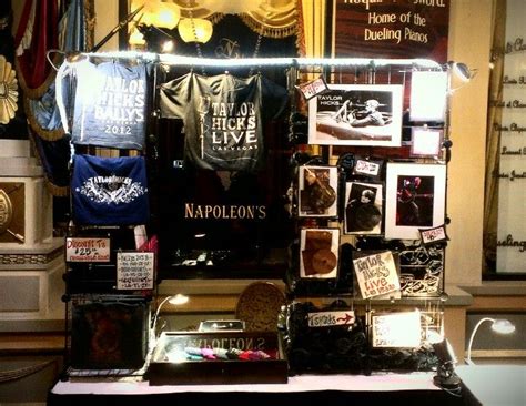 band merchandise display