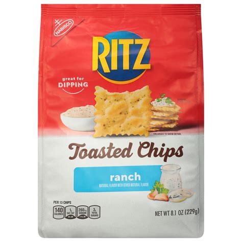 Save On Nabisco Ritz Toasted Chips Ranch Order Online Delivery Stop