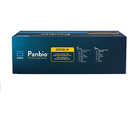 Panbio Covid Antigen Self Test Kits ICMR Approved Only Proven High