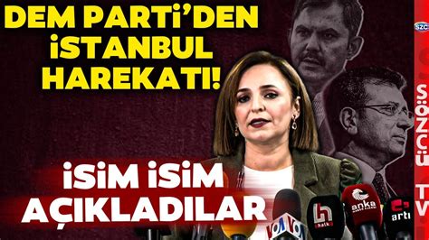 Dem Parti Nin İstanbul Eş Başkan Adayları Açıklandı Sürpriz İsim Seçildi Youtube