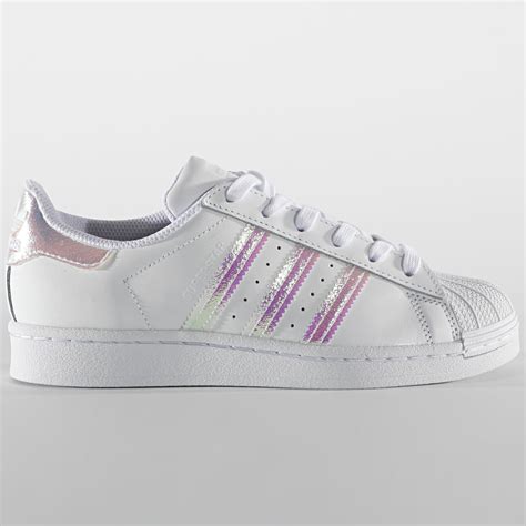 Adidas Baskets Femme Superstar Fv3139 Footwear White Iridescent