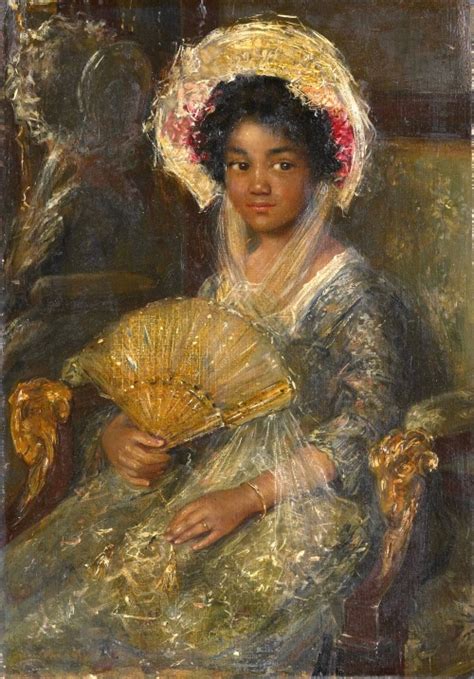 1800s Week Simon Willem Maris Portrait Of A People Of Color In