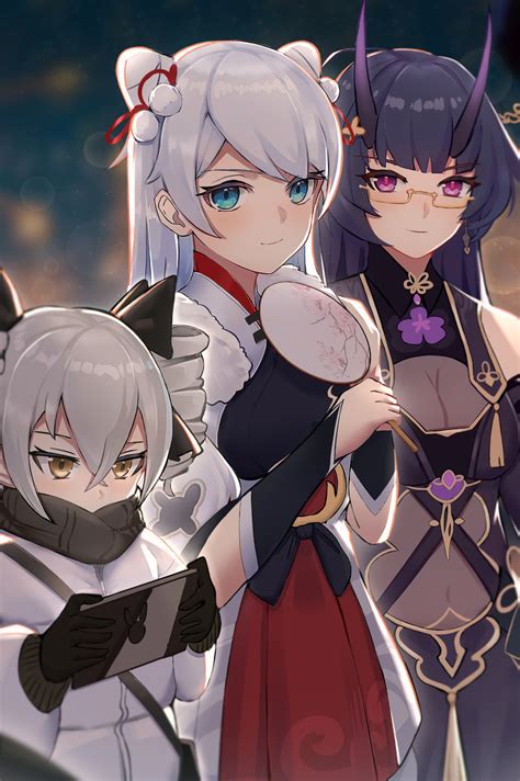 Kiana Kaslana Bronya Zaychik Raiden Mei Raiden Mei And Kiana