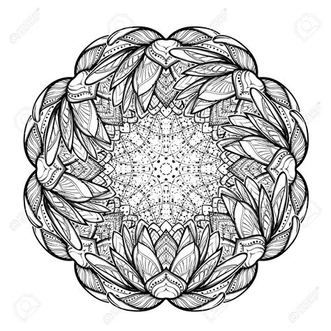 Mandala Flower Drawing at GetDrawings | Free download