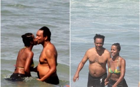 Maju Coutinho Troca Beijos Marido Em Praia Carioca Quem Quem News