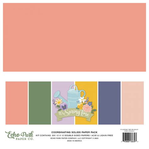 It S Spring Time Solids Kit Scrapmalin