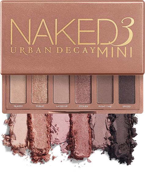 URBAN DECAY Naked Mini Eyeshadow Palette 6 Shades Great For Travel