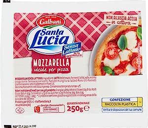 Galbani Santa Lucia Mozzarella Senza Lattosio Per Pizza G Amazon