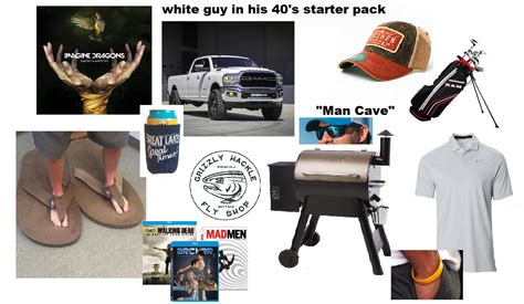 White Guy In His 40 S Starter Pack R Starterpacks