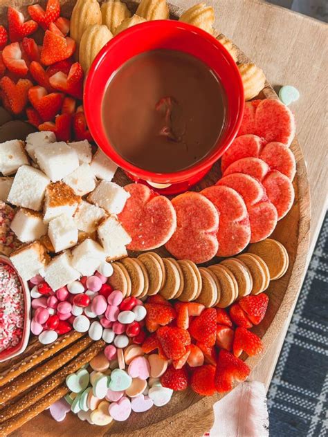 Sweet And Simple Valentines Day Dessert Board