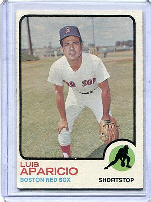 Topps Baseball Card Luis Aparicio Boston Red Sox Near Mint