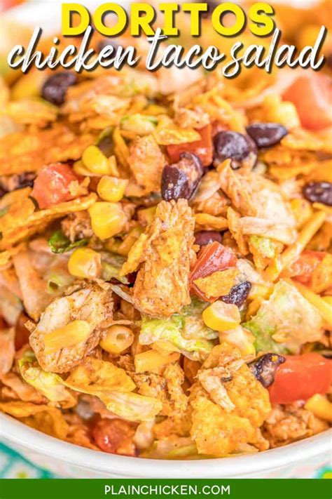 Doritos Chicken Taco Salad Plain Chicken