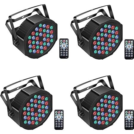 UKing 10W Foco LED Para Escenario RGBW 4 En 1 LED Luces Para