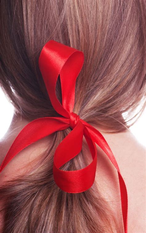 Pin By Sally Eidson~ On Bold Beautiful Red Hair Ribbons Diy Beauty