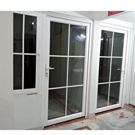 Interior UPVC Hinged Door 8mm Toughened Glass At Rs 470 Sq Ft In Jaipur