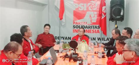 Sejumlah Petinggi Dpp Psi Kunjungi Dpw Psi Sulsel Jeffrie Geovanie Dan