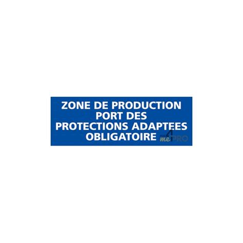 Panneau Rectangulaire Zone De Production Mepro