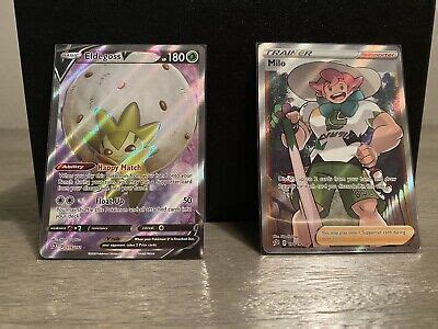 Eldegoss V 176 192 Milo Trainer Full Art Ultra Rare Rebel Clash NM