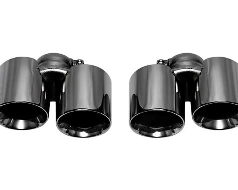 Soul Performance Bolt On Black Chrome Exhaust Tips For Porsche