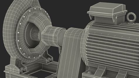 modèle 3D de Pompe à eau centrifuge électrique TurboSquid 1554975