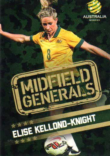 2015/16 FFA & A-League Soccer Midfield Generals #MG-02 Elise Kellond ...