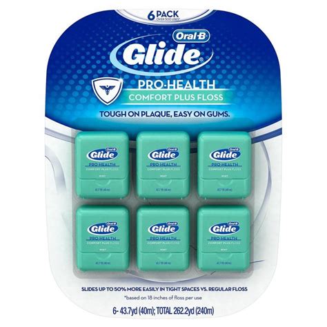 Oral B Glide Pro Health Comfort Plus Floss 6 Pk