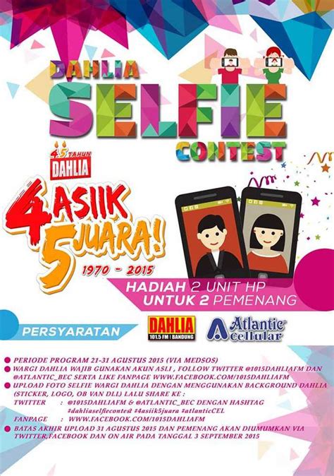 Kontes Foto Selfie Dahlia FM Berhadiah 2 Smartphone