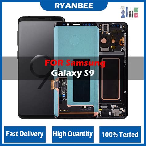 Amoled Replacement Lcd For Samsung Galaxy S9 Lcd Display Touch Screen Digitizer With Frame G960n