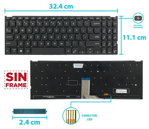 Teclado Asus F D F Da Wh F Fa F Fa Ab F Ua Botton Power