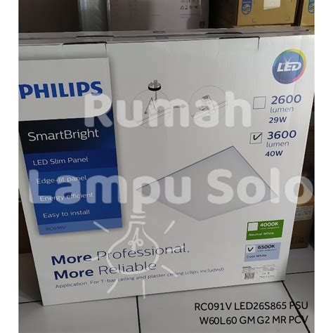 Jual Lampu Philips Rc V Led S Psu W L G Mr Pcv Putih Wajib