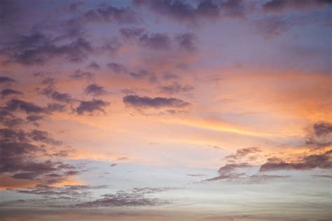 Cloudy Sky during Sunset · Free Stock Photo