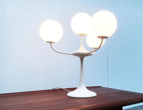 Lampe De Bureau En M Tal Et Verre Par E R Nele Pour Temde S En