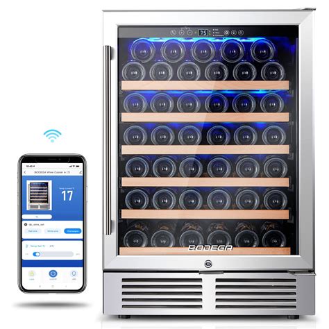 Buy BODEGA 24 Inch Wine Cooler 46 Bottles Wine Refrigerator With WIFI