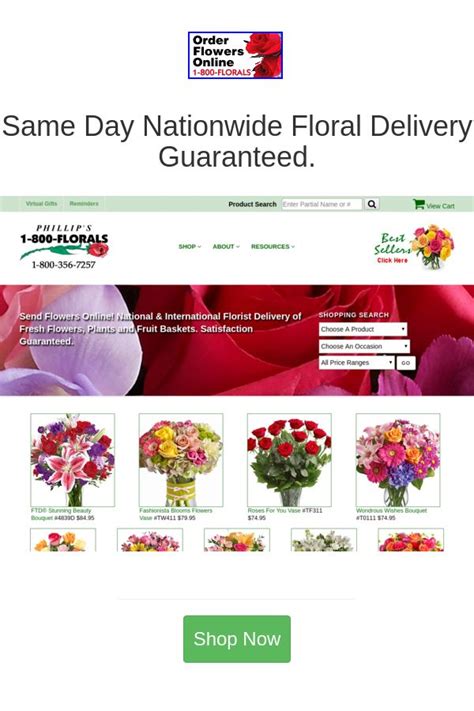 Best deals and coupons for 1-800-FLORALS in 2021 | Florist delivery, Order flowers online, Send ...