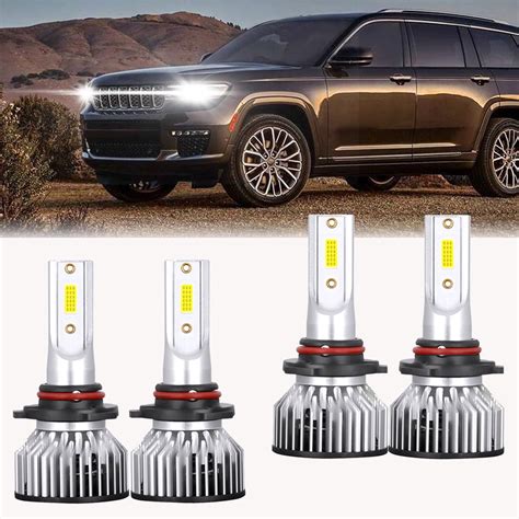 Enjoyakom Pcs Led Headlight Bulbs For Ford Expedition