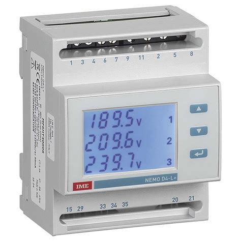 IME Nemo D4 L DIN Rail Single Phase Three Phase Network