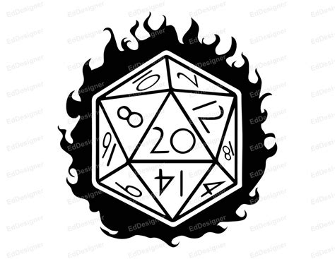 Dnd Logo Dungeons And Dragons Vector Dungeon Master Dice Design Dnd